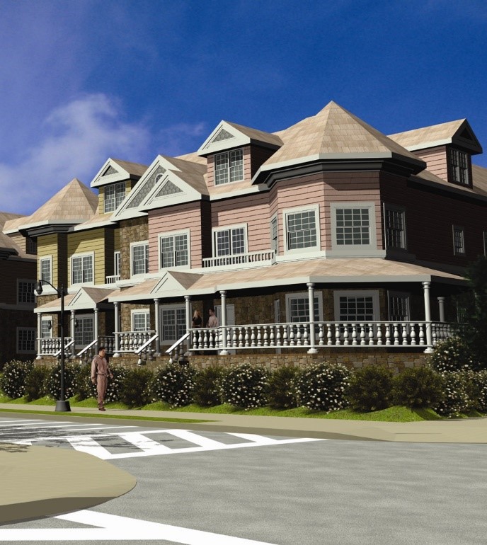 the st. anns condominium complex is designed 1